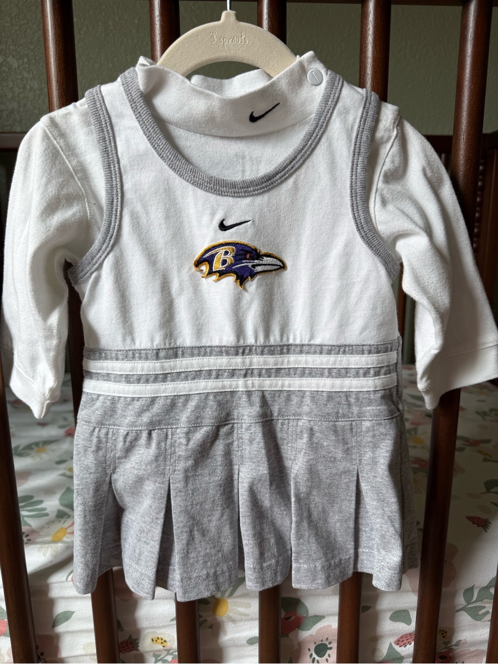 Nike Baltimore Ravens Baby Dress 12m